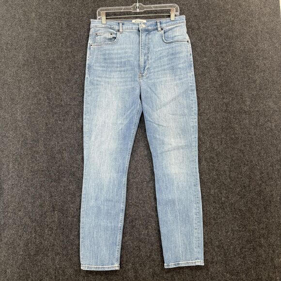 Reformation Jeans Women's 31 Blue High Rise Skinny Stretch Denim Cyprus Wash - Picture 1 of 13